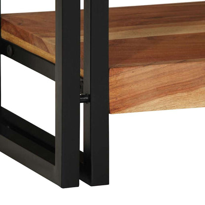vidaXL Konsolentisch Braun 120 x 33 x 75 cm Massivholz Akazie
