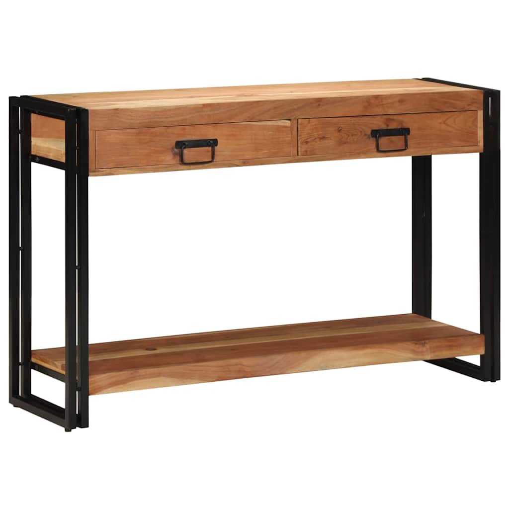 vidaXL Konsolentisch Braun 120 x 33 x 75 cm Massivholz Akazie