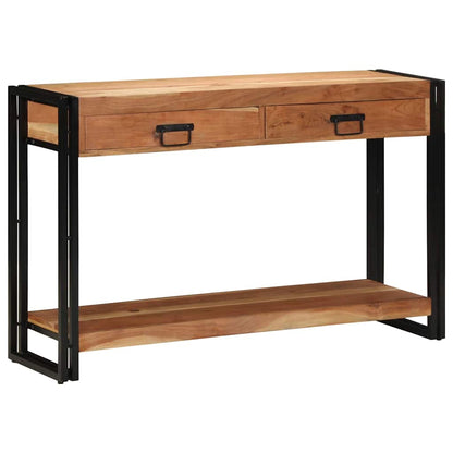 vidaXL Konsolentisch Braun 120 x 33 x 75 cm Massivholz Akazie