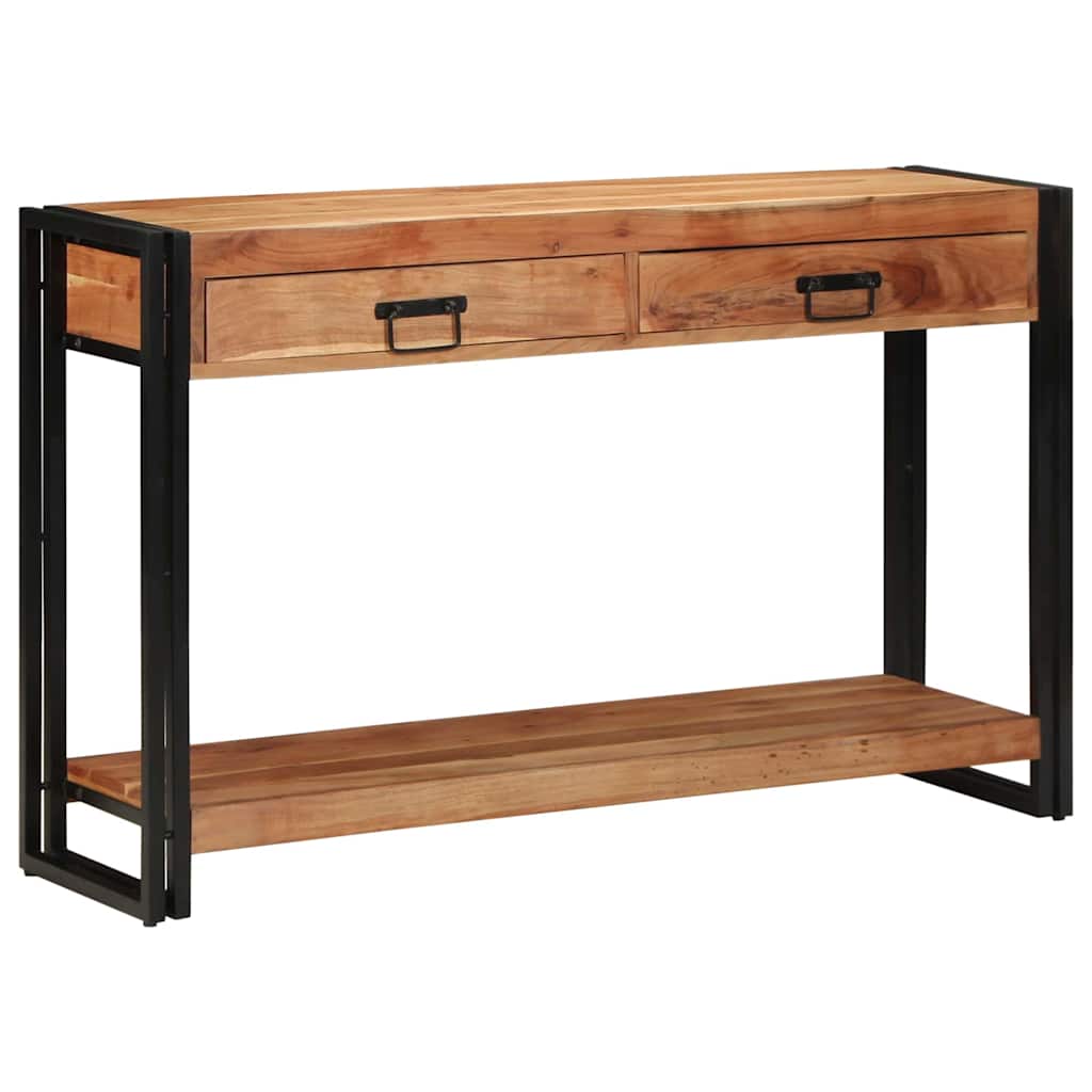 vidaXL Konsolentisch Braun 120 x 33 x 75 cm Massivholz Akazie