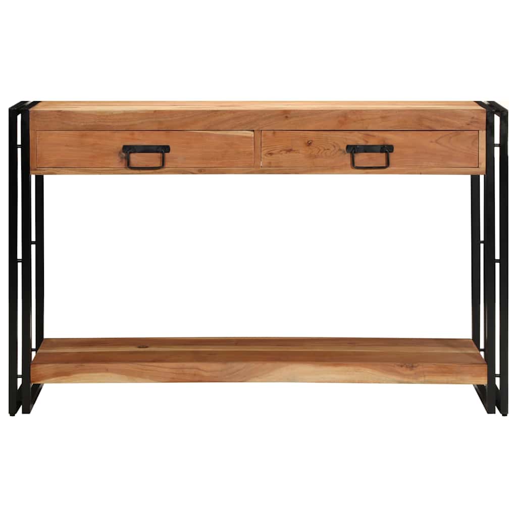 vidaXL Konsolentisch Braun 120 x 33 x 75 cm Massivholz Akazie
