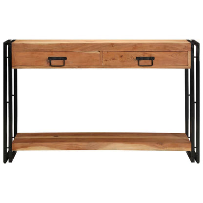 vidaXL Konsolentisch Braun 120 x 33 x 75 cm Massivholz Akazie