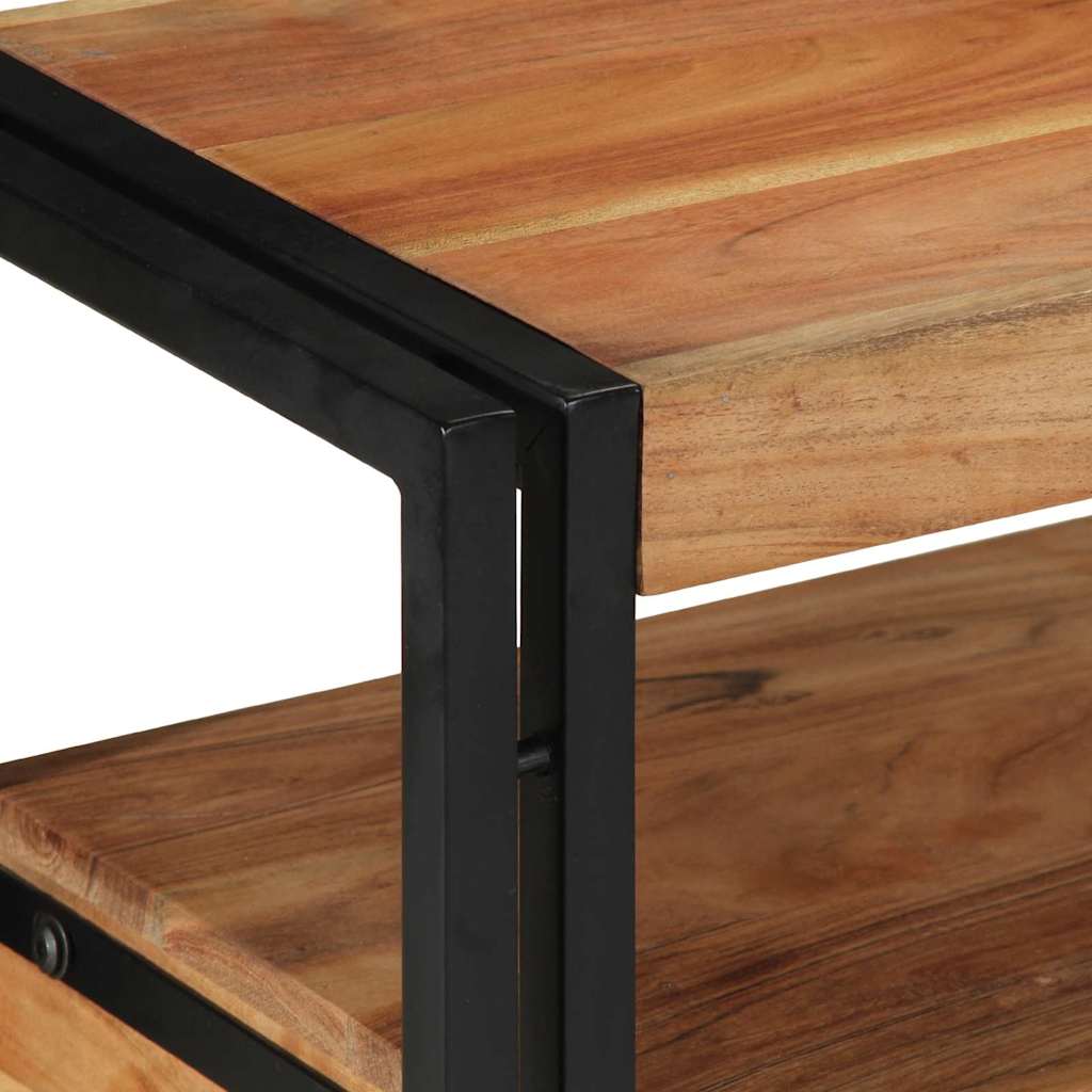 vidaXL Konsolentisch Braun 120 x 33 x 75 cm Massivholz Akazie