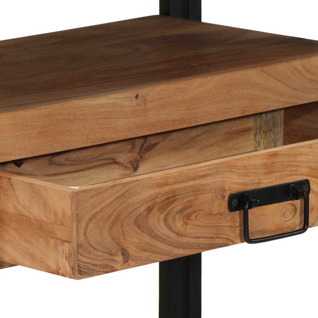 vidaXL Konsolentisch Braun 120 x 33 x 75 cm Massivholz Akazie