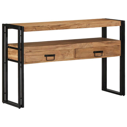 vidaXL Konsolentisch Braun 120 x 33 x 75 cm Massivholz Akazie