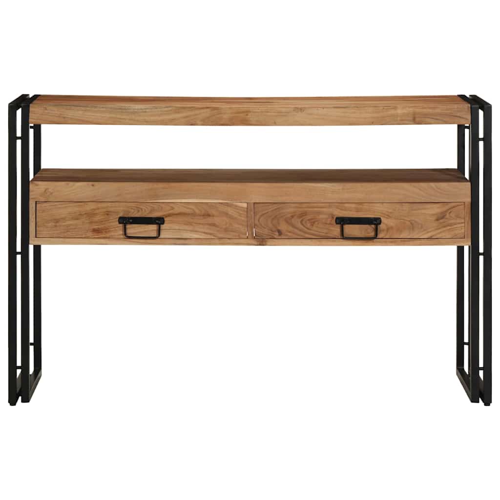 vidaXL Konsolentisch Braun 120 x 33 x 75 cm Massivholz Akazie