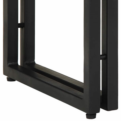 vidaXL Console avec étagère marron 90 x 33 x 75 cm Bois d'acacia massif