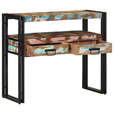 vidaXL Table console 90 x 33 x 75 cm Bois recyclé massif