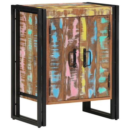 Schuhschrank Mehrfarbig 56 x 35 x 70 cm Massivholz Altholz