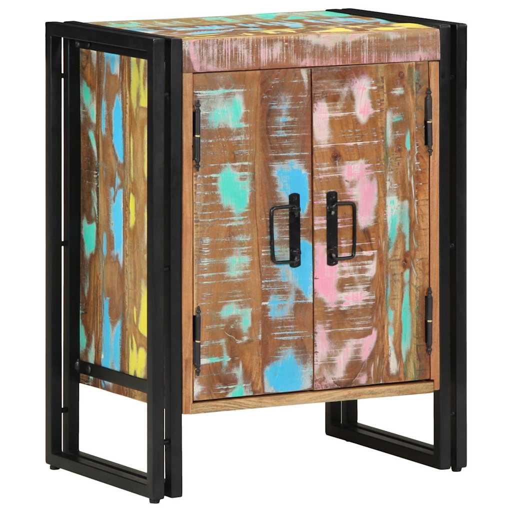 Schuhschrank Mehrfarbig 56 x 35 x 70 cm Massivholz Altholz