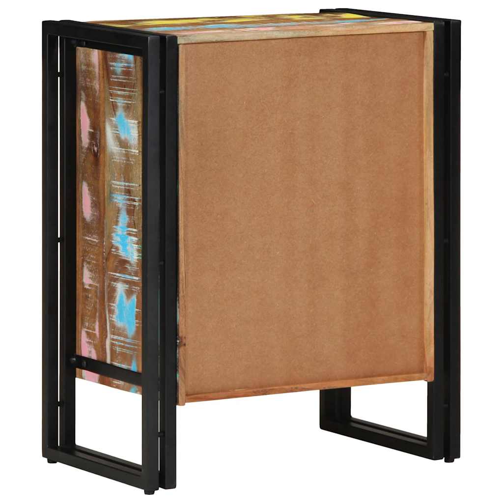 Schuhschrank Mehrfarbig 56 x 35 x 70 cm Massivholz Altholz