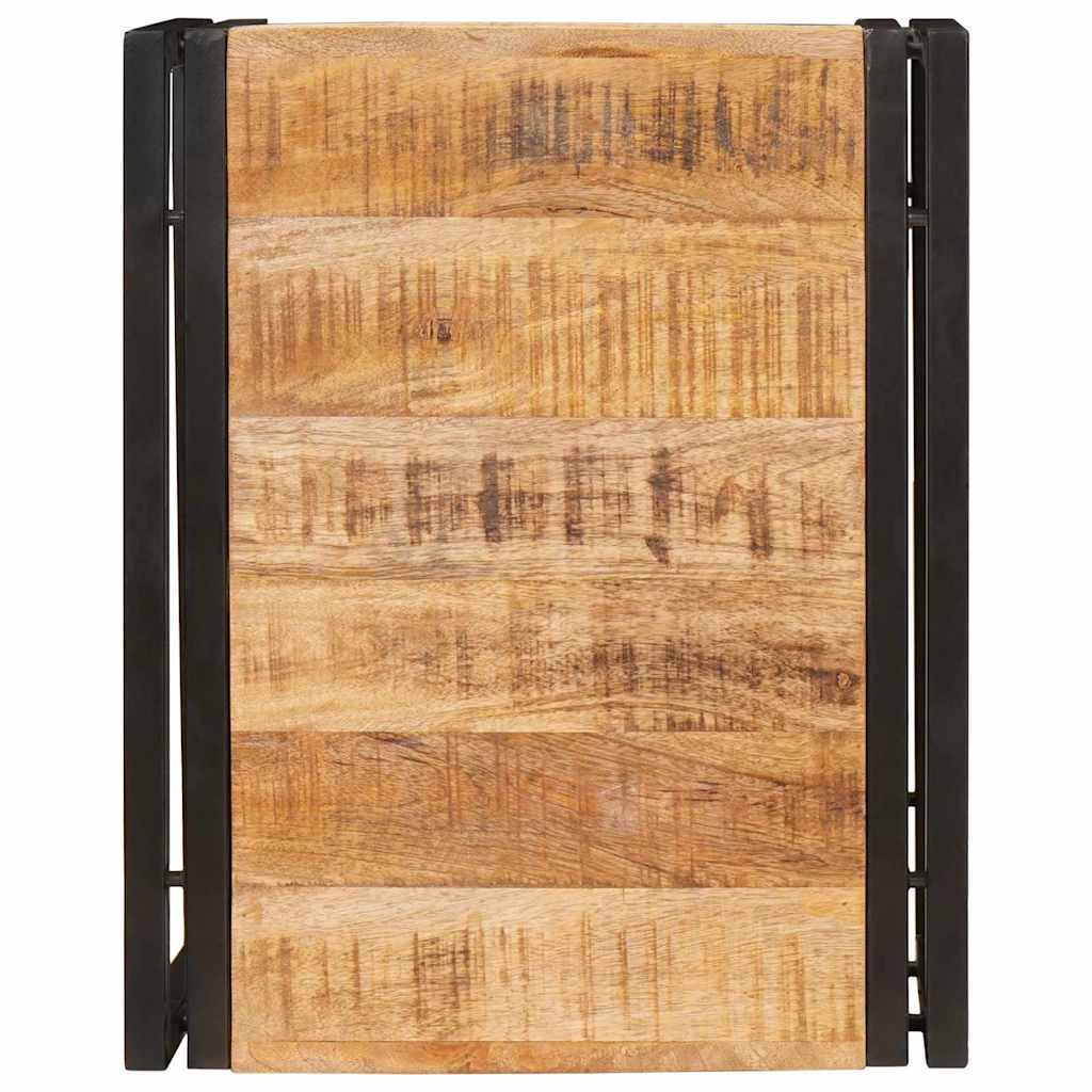 vidaXL Badregal Braun 40 x 50 x 23 cm Massives rohes Mangoholz