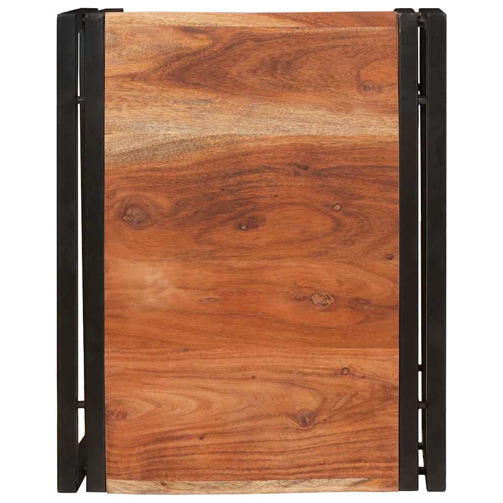 vidaXL Badregal mit Regal Braun 40 x 50 x 23 cm Massivholz Akazie