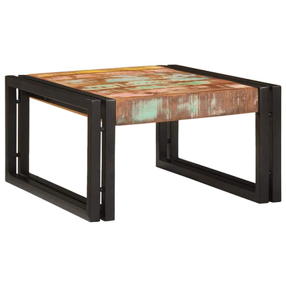 vidaXL Badregal mit Regal Mehrfarbig 60 x 50 x 23 cm Massives Altholz