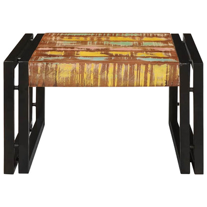vidaXL Badregal mit Regal Mehrfarbig 60 x 50 x 23 cm Massives Altholz