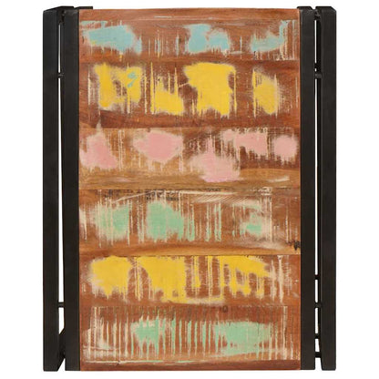 vidaXL Badregal mit Regal Mehrfarbig 60 x 50 x 23 cm Massives Altholz