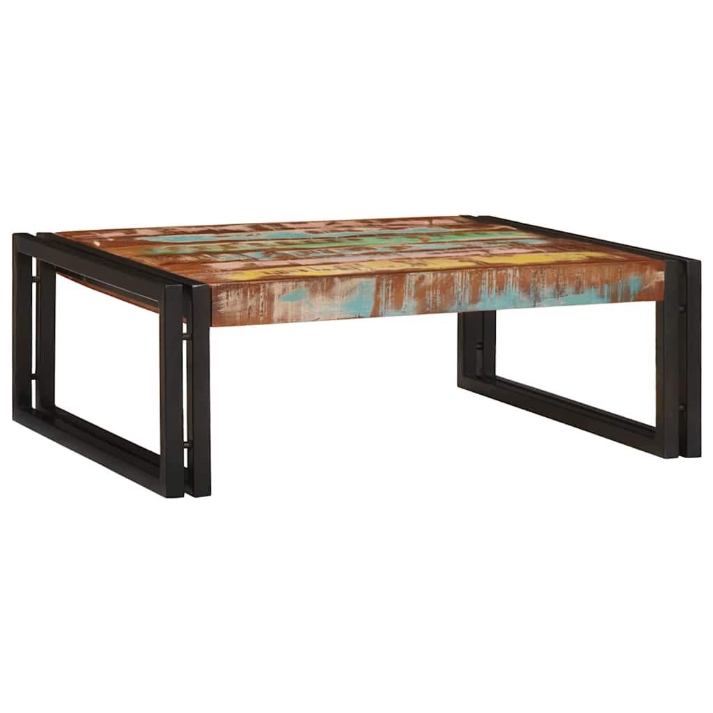 vidaXL Badregal mit Regal Mehrfarbig 65 x 50 x 23 cm Massives Altholz