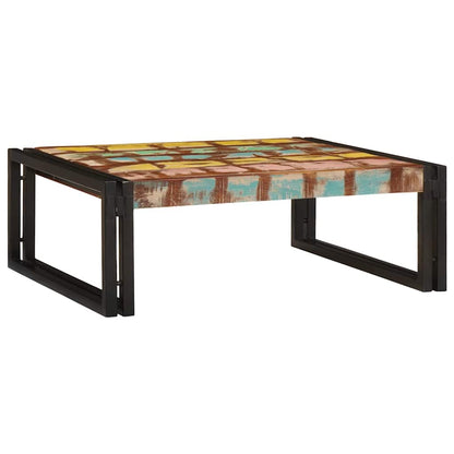 vidaXL Badregal mit Regal Mehrfarbig 65 x 50 x 23 cm Massives Altholz