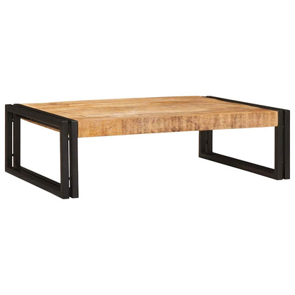vidaXL Badregal Braun 80 x 50 x 23 cm Massives rohes Mangoholz