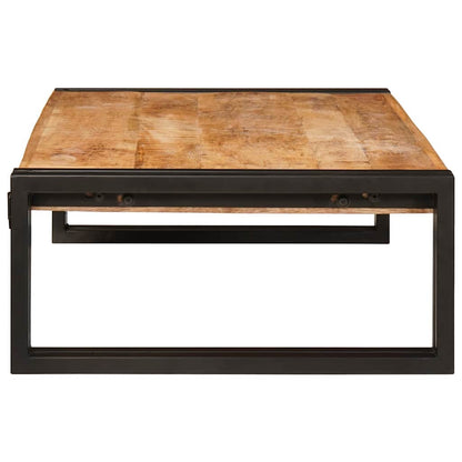 vidaXL Badregal Braun 80 x 50 x 23 cm Massives rohes Mangoholz