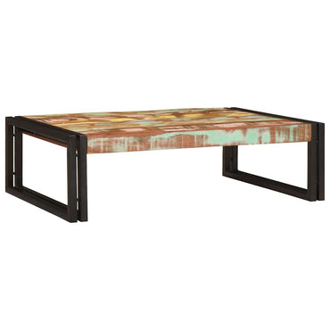 vidaXL Badregal mit Regal Mehrfarbig 80 x 50 x 23 cm Massives Altholz