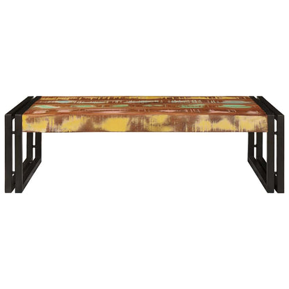 vidaXL Badregal mit Regal Mehrfarbig 80 x 50 x 23 cm Massives Altholz