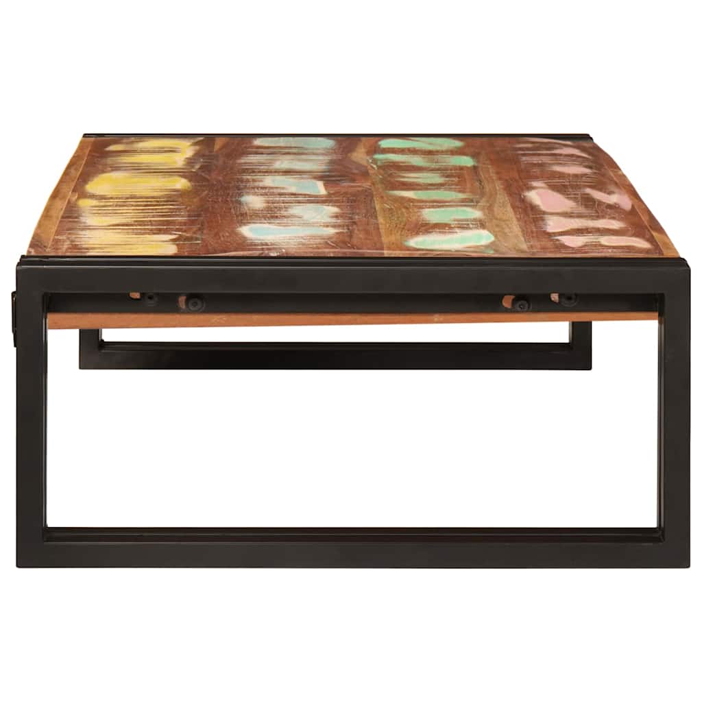 vidaXL Badregal mit Regal Mehrfarbig 80 x 50 x 23 cm Massives Altholz