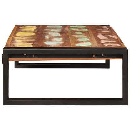 vidaXL Badregal mit Regal Mehrfarbig 80 x 50 x 23 cm Massives Altholz
