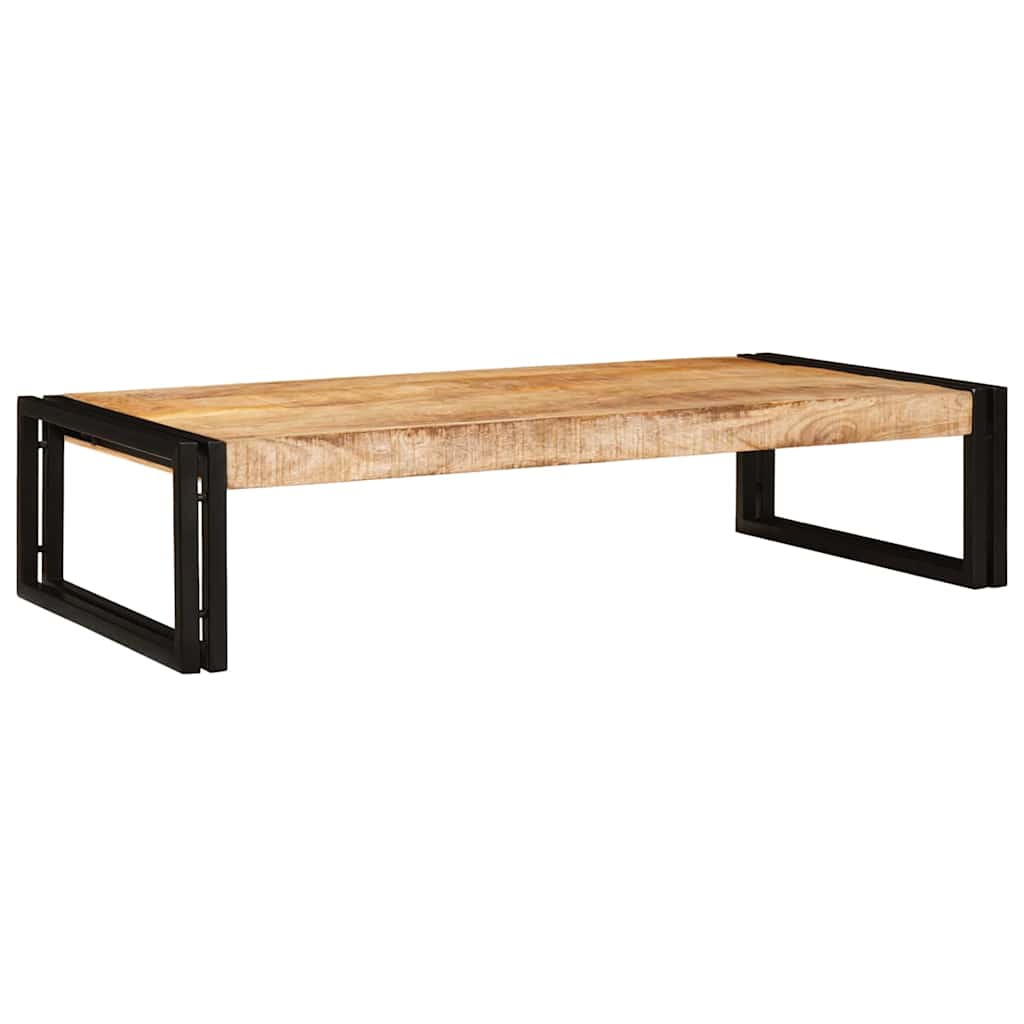 vidaXL Badregal Braun 100 x 50 x 23 cm Massives rohes Mangoholz