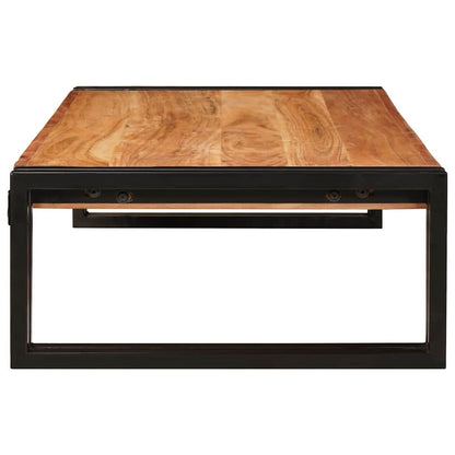 vidaXL Badregal mit Regal Braun 100 x 50 x 23 cm Massivholz Akazie