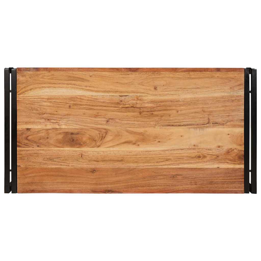 vidaXL Badregal mit Regal Braun 100 x 50 x 23 cm Massivholz Akazie