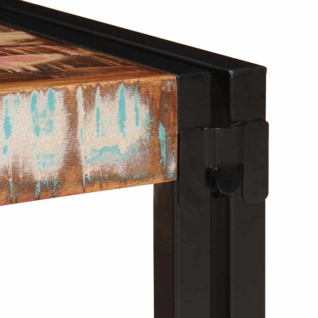 vidaXL Badregal mit Regal Mehrfarbig 100 x 50 x 23 cm Massives Altholz