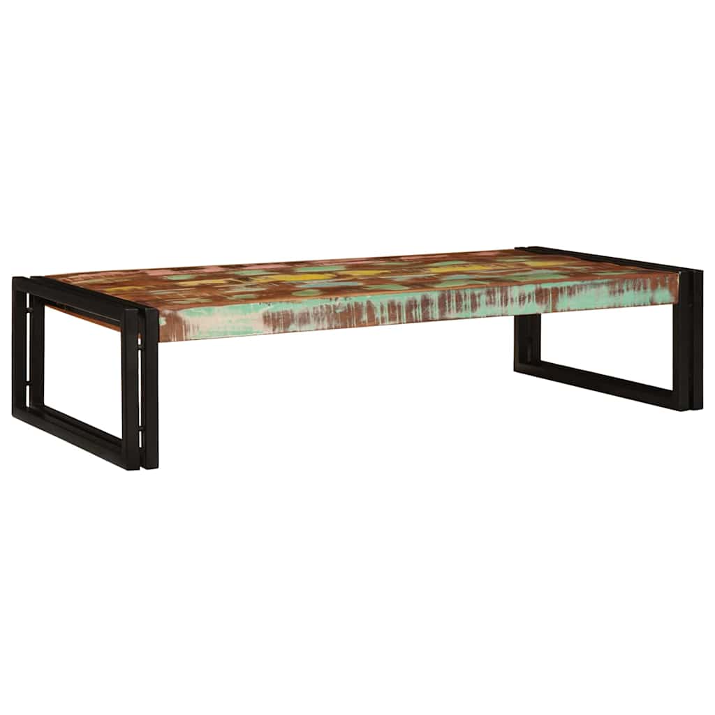 vidaXL Badregal mit Regal Mehrfarbig 100 x 50 x 23 cm Massives Altholz