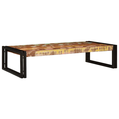 vidaXL Badregal mit Regal Mehrfarbig 100 x 50 x 23 cm Massives Altholz