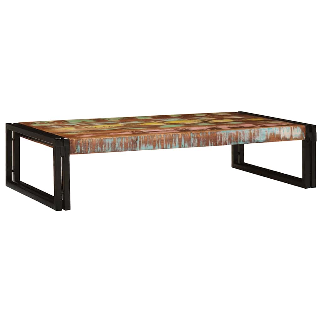 vidaXL Badregal mit Regal Mehrfarbig 100 x 50 x 23 cm Massives Altholz