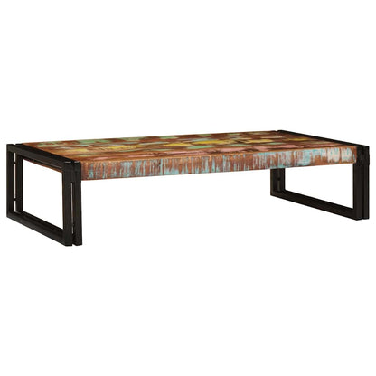 vidaXL Badregal mit Regal Mehrfarbig 100 x 50 x 23 cm Massives Altholz