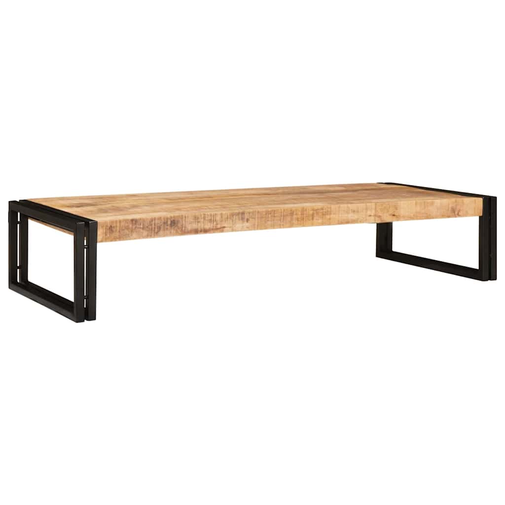vidaXL Badregal Braun 120 x 50 x 23 cm Massives rohes Mangoholz