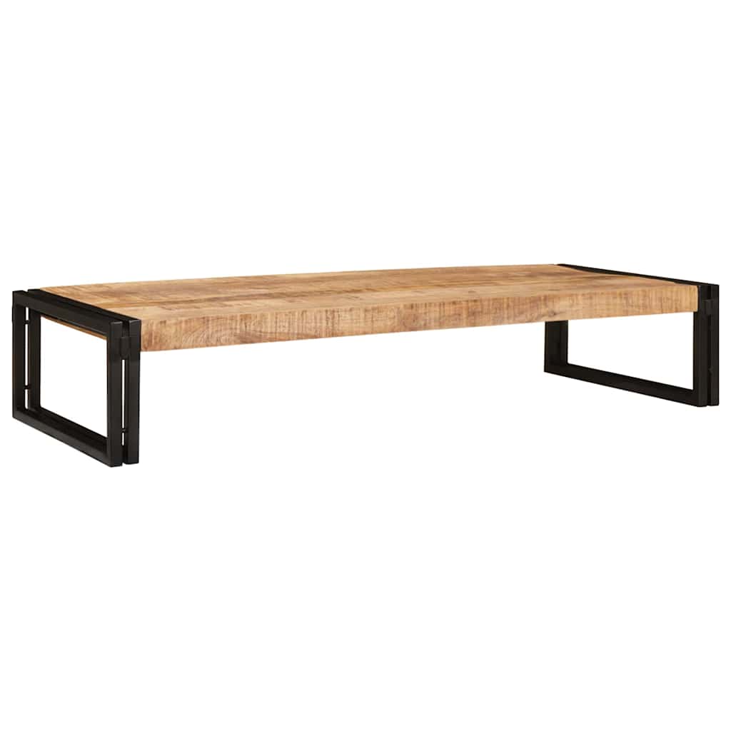 vidaXL Badregal Braun 120 x 50 x 23 cm Massives rohes Mangoholz