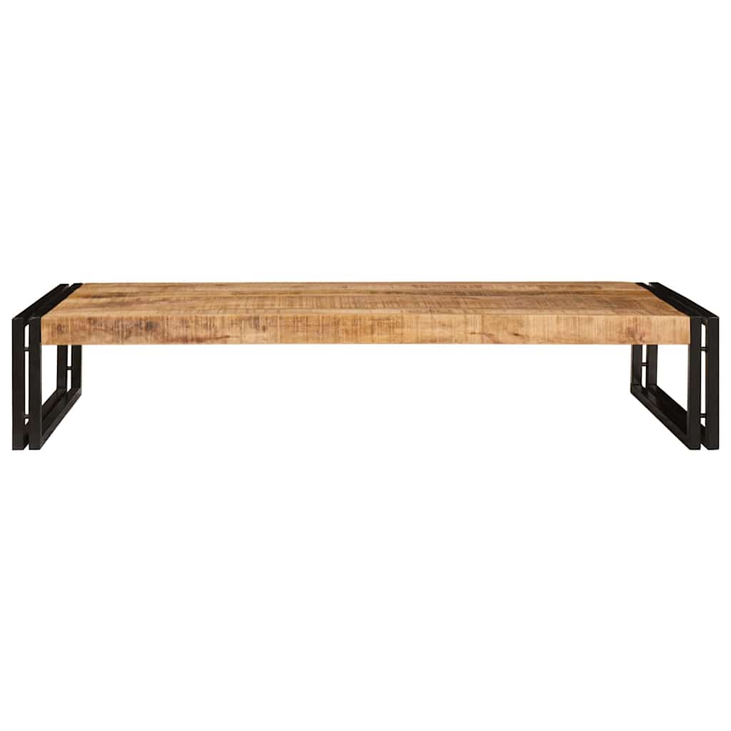vidaXL Badregal Braun 120 x 50 x 23 cm Massives rohes Mangoholz