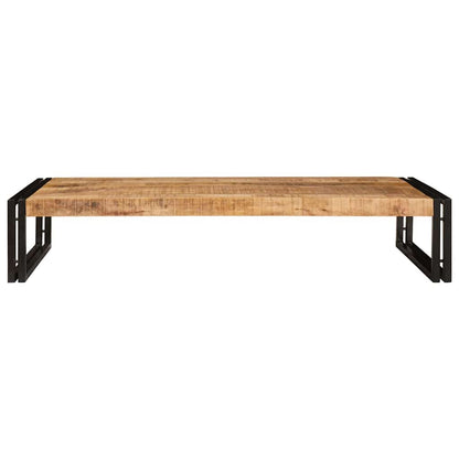vidaXL Badregal Braun 120 x 50 x 23 cm Massives rohes Mangoholz