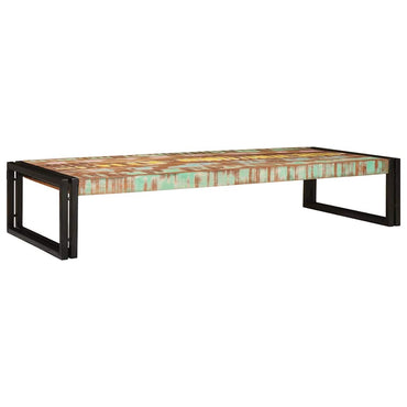 vidaXL Badregal mit Regal Mehrfarbig 120 x 50 x 23 cm Massives Altholz