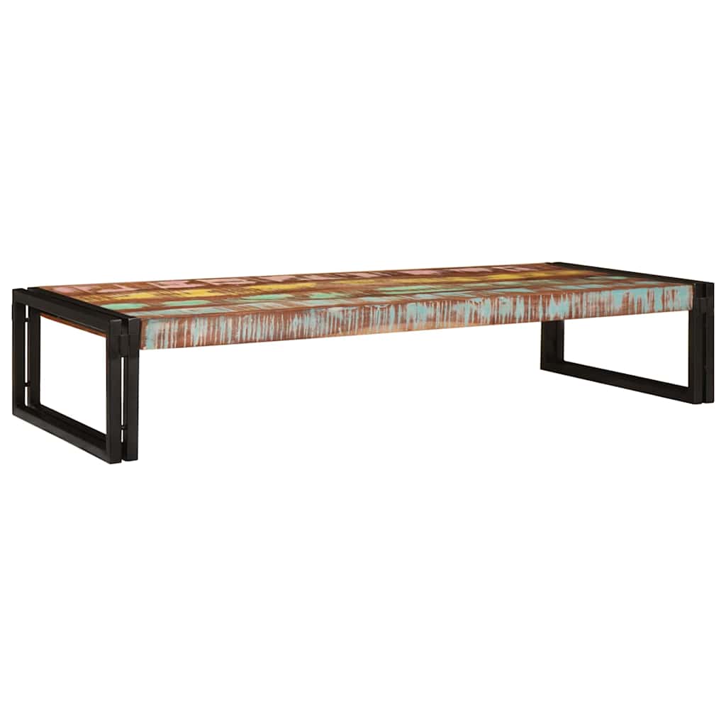 vidaXL Badregal mit Regal Mehrfarbig 120 x 50 x 23 cm Massives Altholz