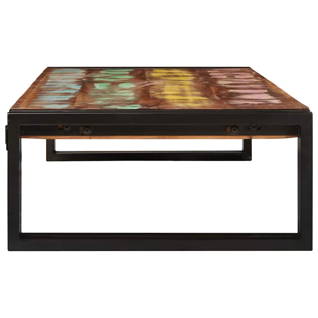 vidaXL Badregal mit Regal Mehrfarbig 120 x 50 x 23 cm Massives Altholz