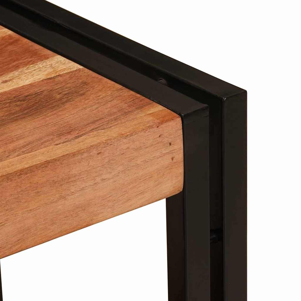 vidaXL Waschtischunterschrank Braun 71 x 33 x 58 cm Massivholz Akazie