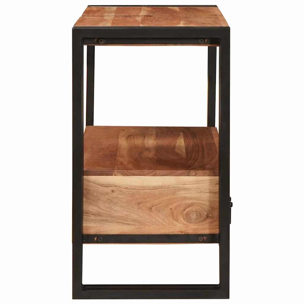 vidaXL Waschtischunterschrank Braun 71 x 33 x 58 cm Massivholz Akazie