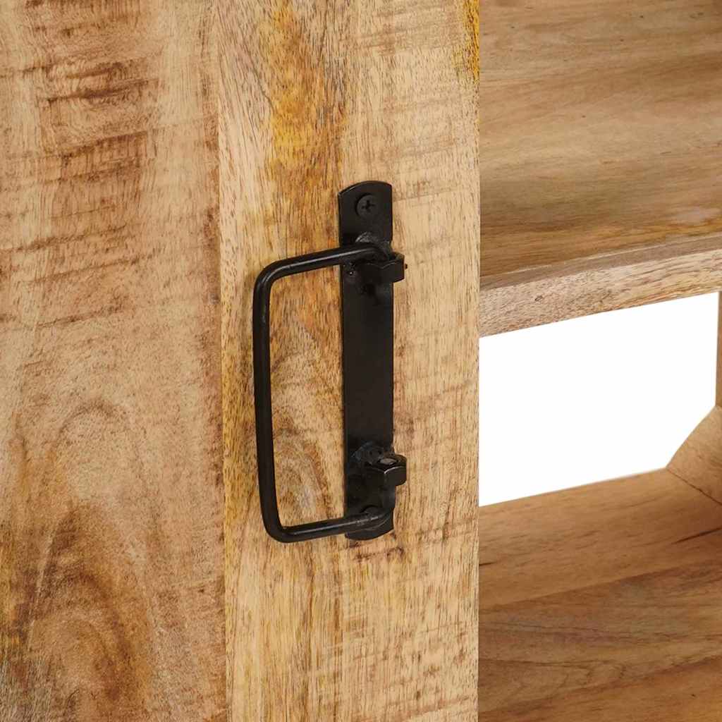 vidaXL Waschbeckenunterschrank Braun 71 x 33 x 58 cm Massivholz Mango
