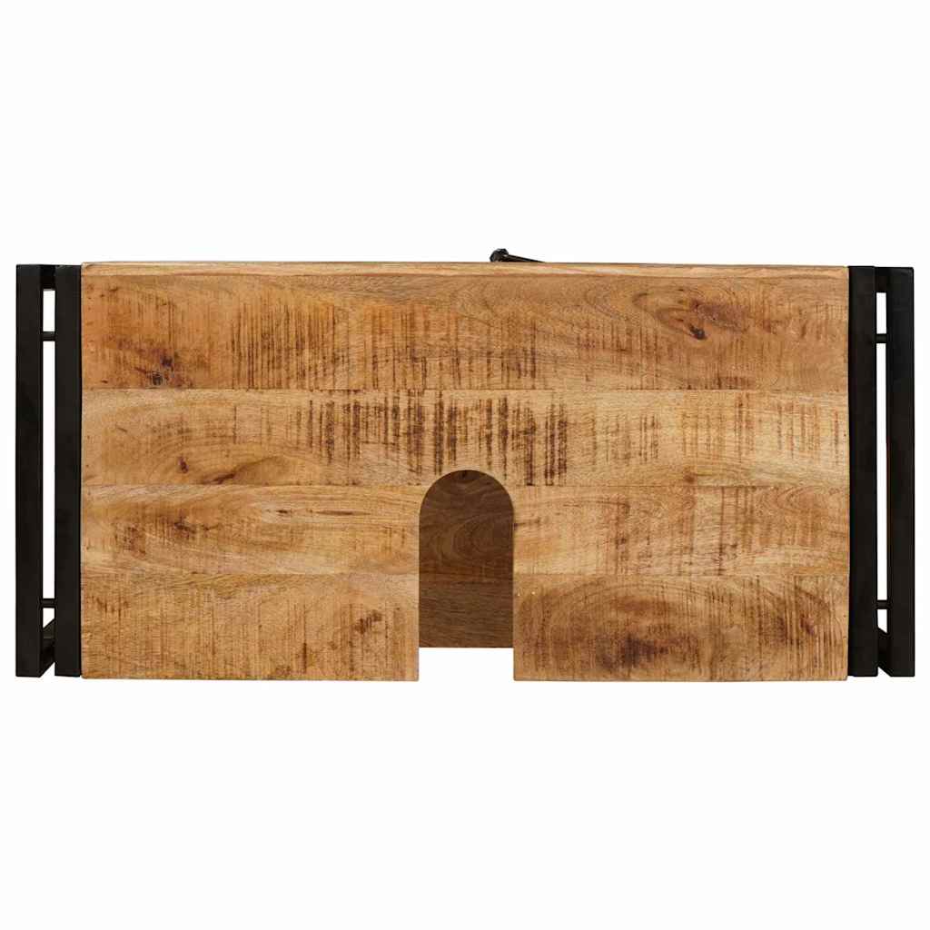 vidaXL Waschbeckenunterschrank Braun 71 x 33 x 58 cm Massivholz Mango