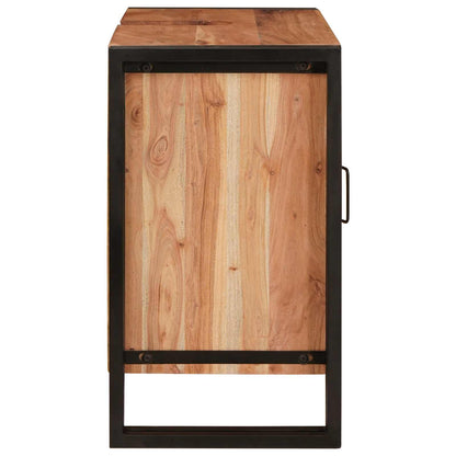 vidaXL Waschbeckenunterschrank Braun 71 x 33 x 58 cm Massivholz Akazie