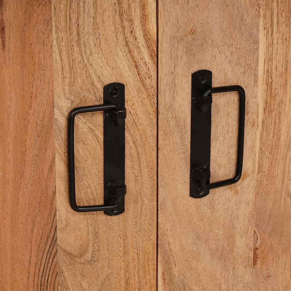 Nachttisch Braun 66 x 35 x 76 cm Massivholz Akazie