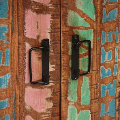 Nachttisch Mehrfarbig 66 x 35 x 76 cm Massives Altholz